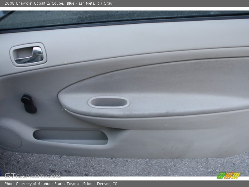 Blue Flash Metallic / Gray 2008 Chevrolet Cobalt LS Coupe