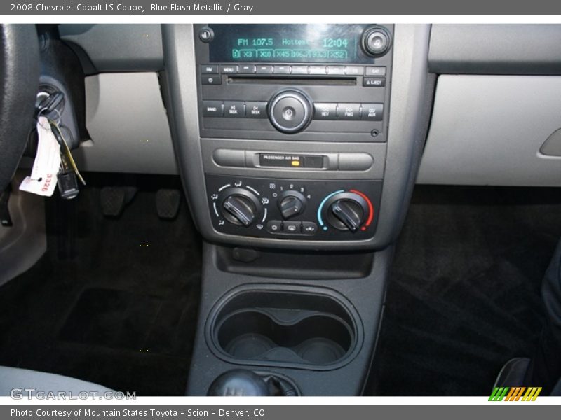 Blue Flash Metallic / Gray 2008 Chevrolet Cobalt LS Coupe