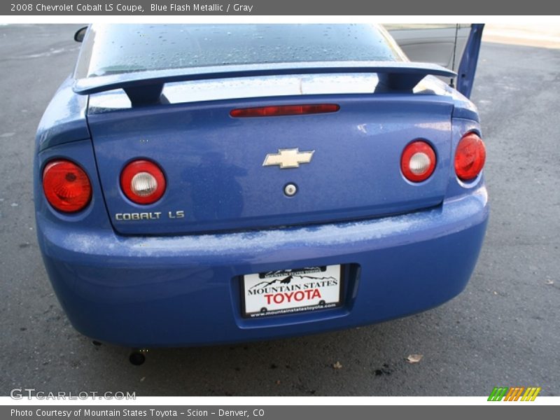 Blue Flash Metallic / Gray 2008 Chevrolet Cobalt LS Coupe
