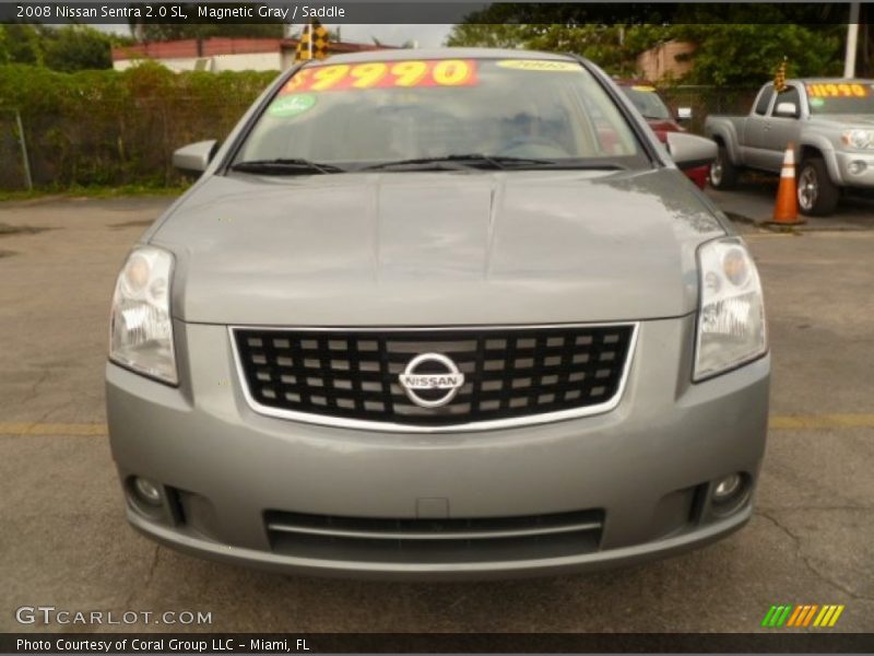 Magnetic Gray / Saddle 2008 Nissan Sentra 2.0 SL