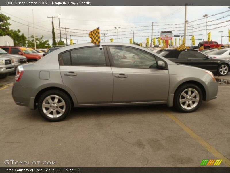 Magnetic Gray / Saddle 2008 Nissan Sentra 2.0 SL