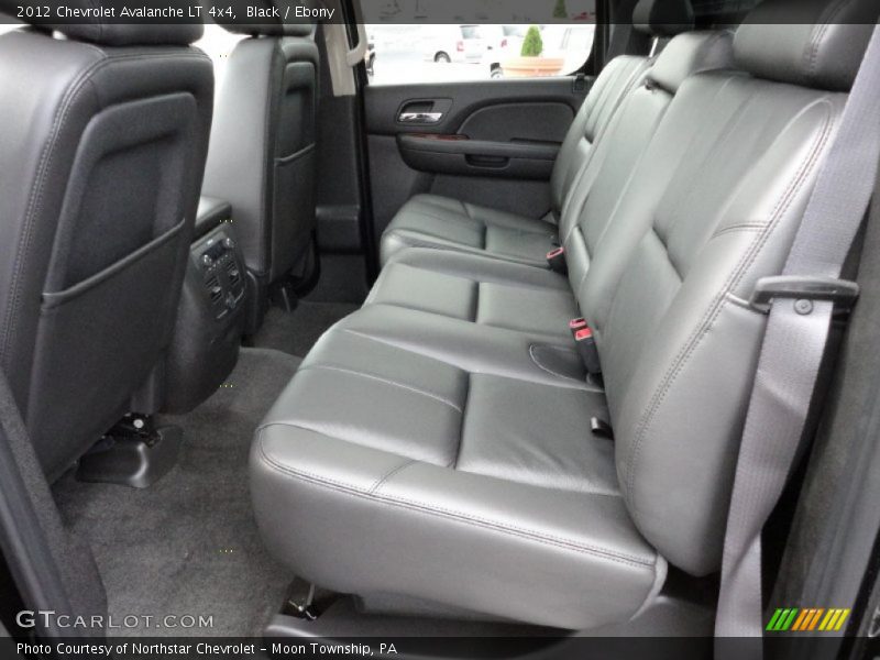  2012 Avalanche LT 4x4 Ebony Interior