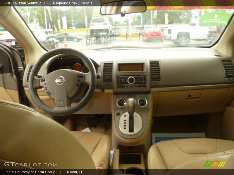Magnetic Gray / Saddle 2008 Nissan Sentra 2.0 SL