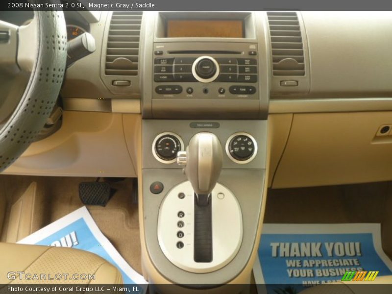 Magnetic Gray / Saddle 2008 Nissan Sentra 2.0 SL