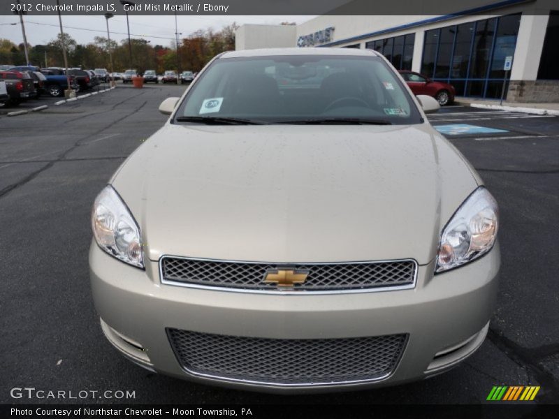 Gold Mist Metallic / Ebony 2012 Chevrolet Impala LS