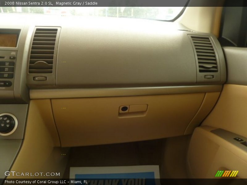 Magnetic Gray / Saddle 2008 Nissan Sentra 2.0 SL