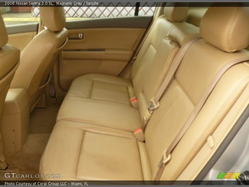 Magnetic Gray / Saddle 2008 Nissan Sentra 2.0 SL