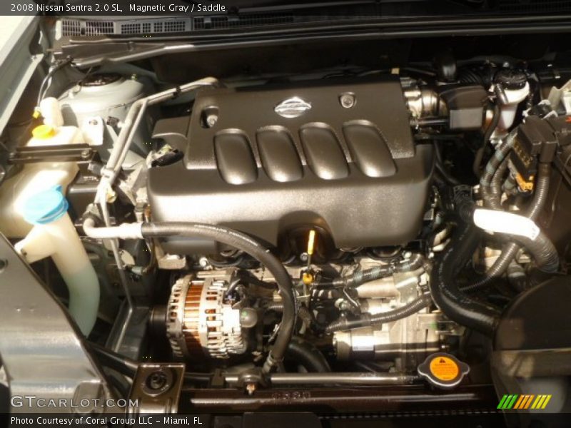 Magnetic Gray / Saddle 2008 Nissan Sentra 2.0 SL