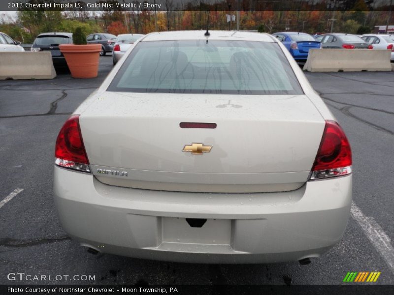 Gold Mist Metallic / Ebony 2012 Chevrolet Impala LS
