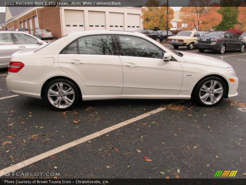 Arctic White / Almond/Black 2012 Mercedes-Benz E 350 Sedan