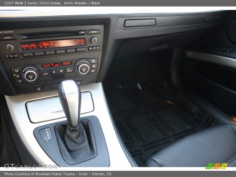 Arctic Metallic / Black 2007 BMW 3 Series 335xi Sedan