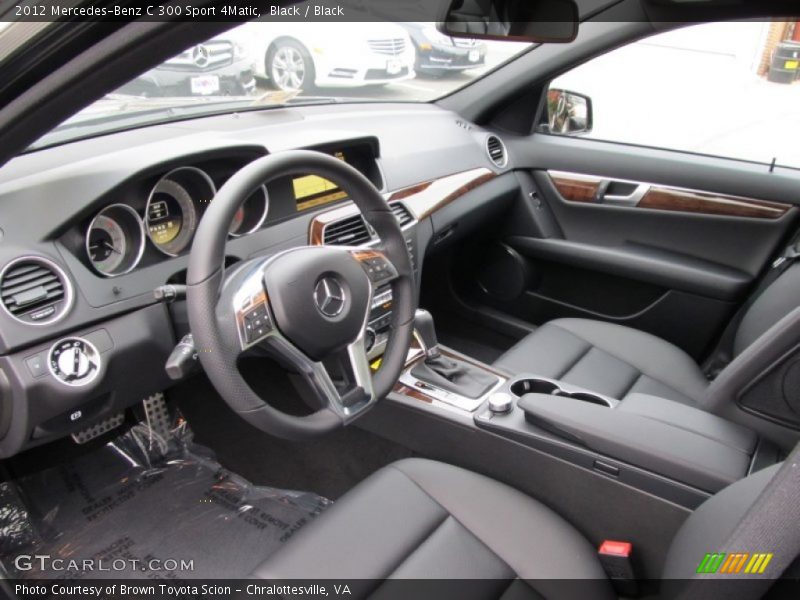  2012 C 300 Sport 4Matic Black Interior
