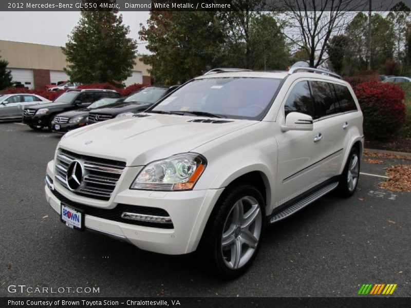 Diamond White Metallic / Cashmere 2012 Mercedes-Benz GL 550 4Matic