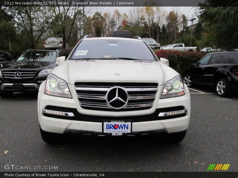Diamond White Metallic / Cashmere 2012 Mercedes-Benz GL 550 4Matic