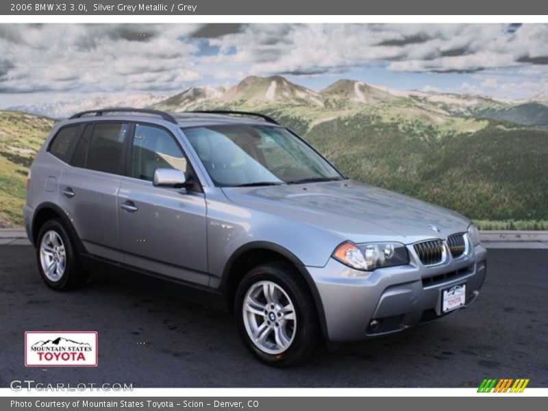 Silver Grey Metallic / Grey 2006 BMW X3 3.0i