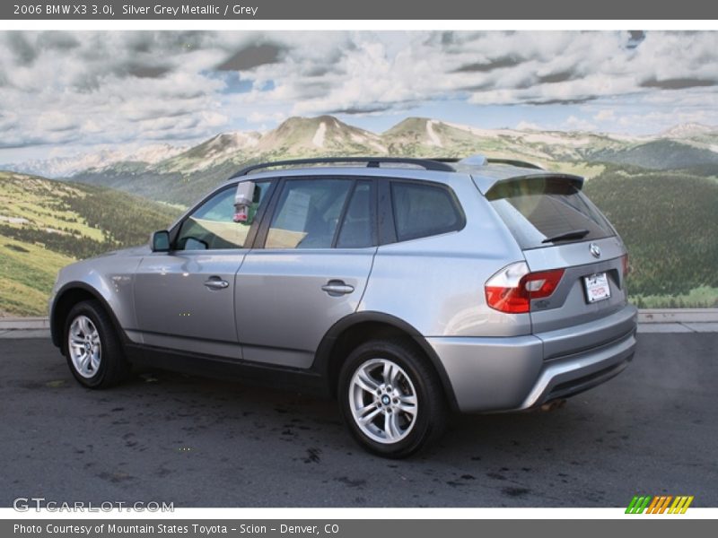 Silver Grey Metallic / Grey 2006 BMW X3 3.0i