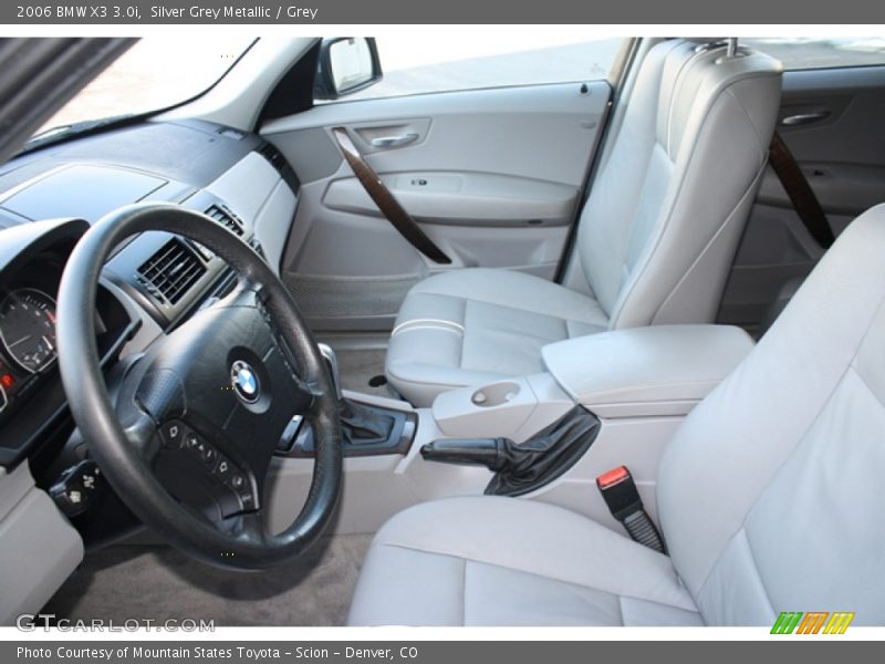 Silver Grey Metallic / Grey 2006 BMW X3 3.0i