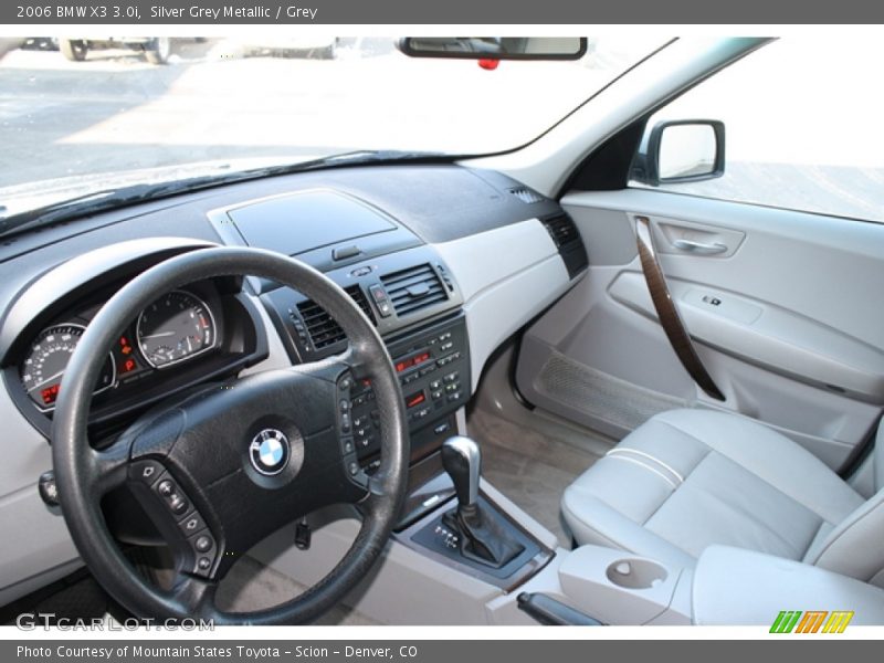 Silver Grey Metallic / Grey 2006 BMW X3 3.0i