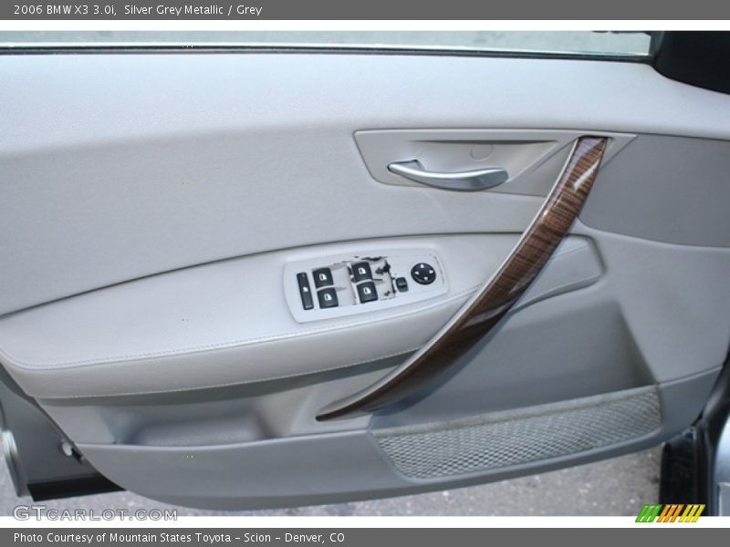 Silver Grey Metallic / Grey 2006 BMW X3 3.0i