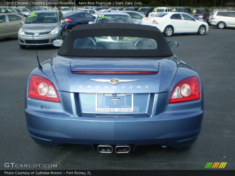 Aero Blue Pearlcoat / Dark Slate Grey 2005 Chrysler Crossfire Limited Roadster