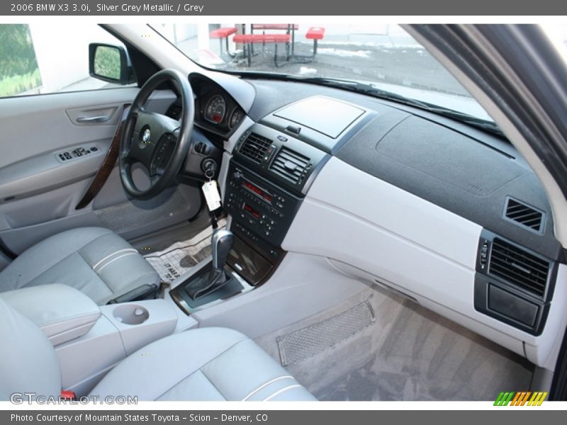 Silver Grey Metallic / Grey 2006 BMW X3 3.0i