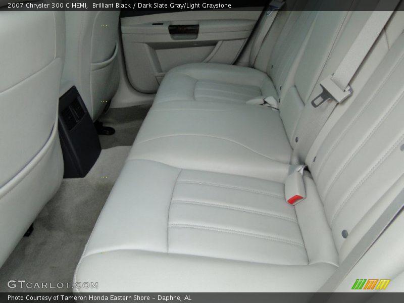 Brilliant Black / Dark Slate Gray/Light Graystone 2007 Chrysler 300 C HEMI
