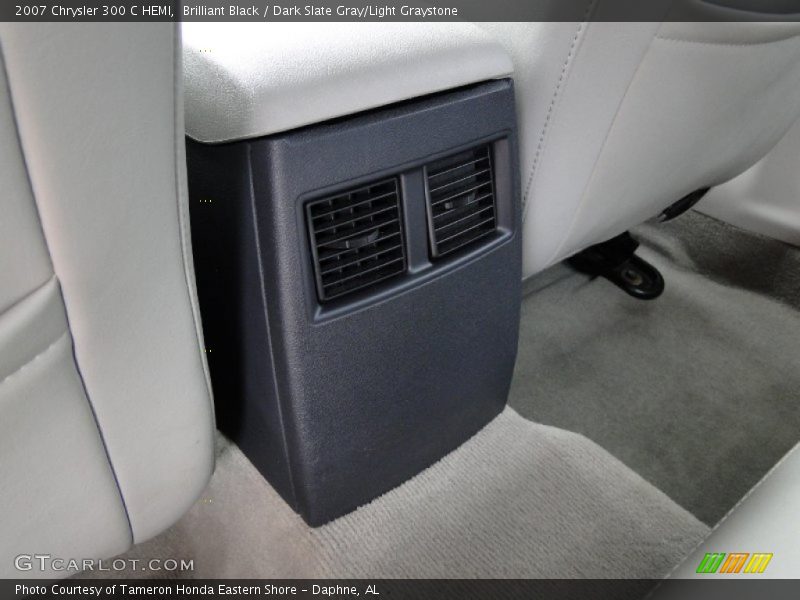 Brilliant Black / Dark Slate Gray/Light Graystone 2007 Chrysler 300 C HEMI