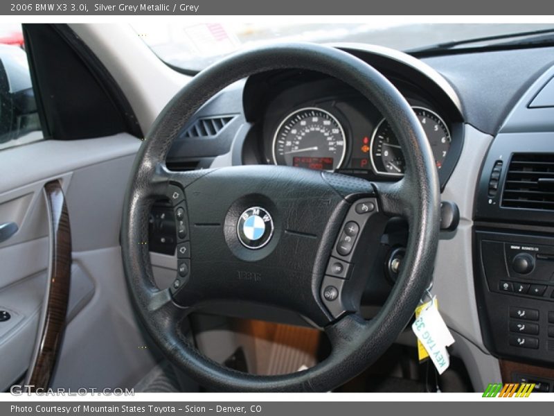 Silver Grey Metallic / Grey 2006 BMW X3 3.0i