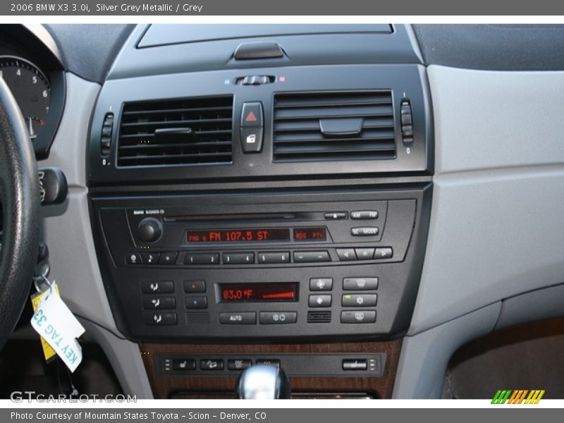Silver Grey Metallic / Grey 2006 BMW X3 3.0i