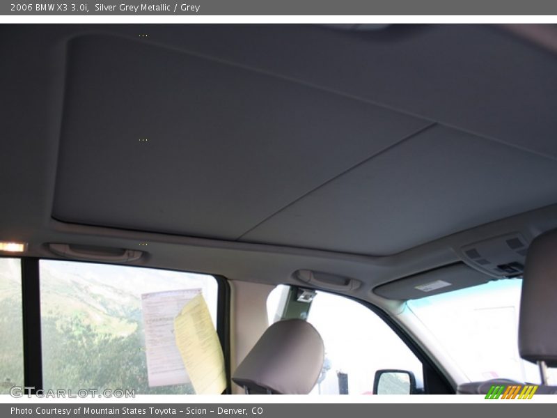 Silver Grey Metallic / Grey 2006 BMW X3 3.0i
