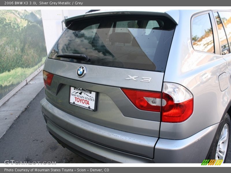 Silver Grey Metallic / Grey 2006 BMW X3 3.0i