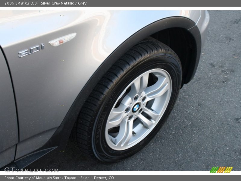 Silver Grey Metallic / Grey 2006 BMW X3 3.0i