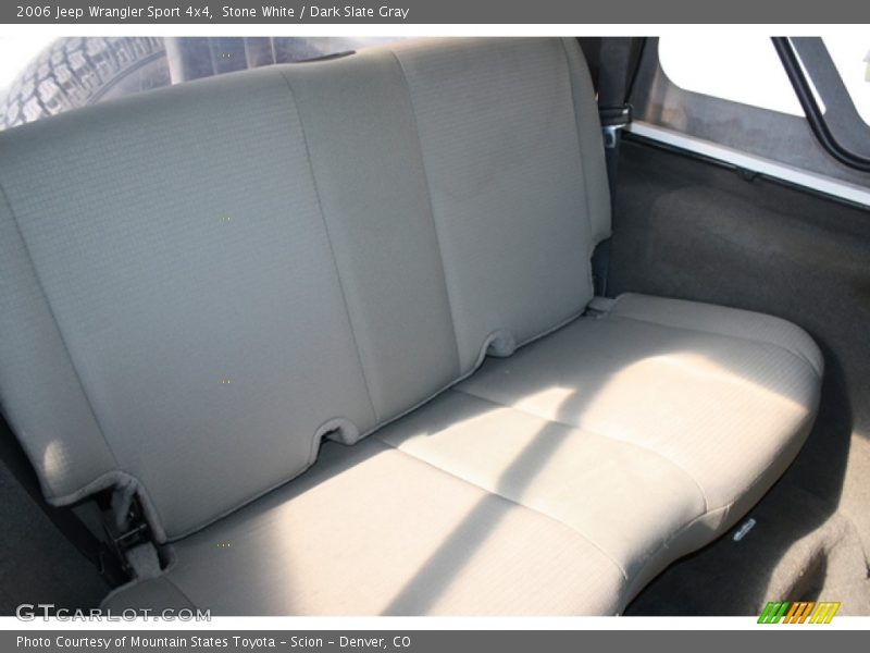 Stone White / Dark Slate Gray 2006 Jeep Wrangler Sport 4x4