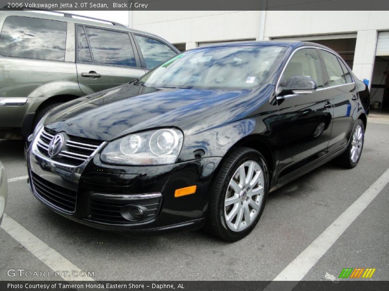 Black / Grey 2006 Volkswagen Jetta 2.0T Sedan