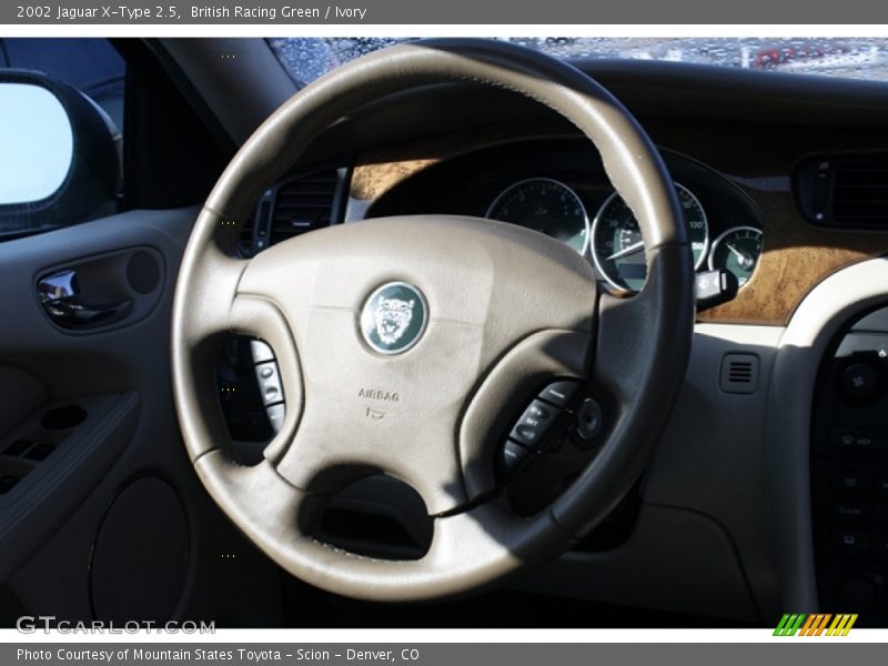 British Racing Green / Ivory 2002 Jaguar X-Type 2.5