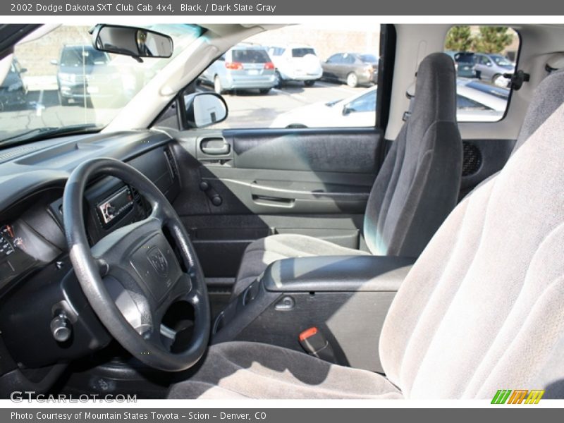 Black / Dark Slate Gray 2002 Dodge Dakota SXT Club Cab 4x4