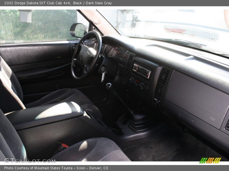 Black / Dark Slate Gray 2002 Dodge Dakota SXT Club Cab 4x4