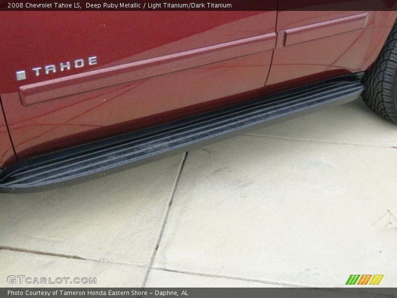 Deep Ruby Metallic / Light Titanium/Dark Titanium 2008 Chevrolet Tahoe LS