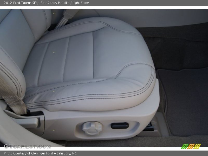 Red Candy Metallic / Light Stone 2012 Ford Taurus SEL