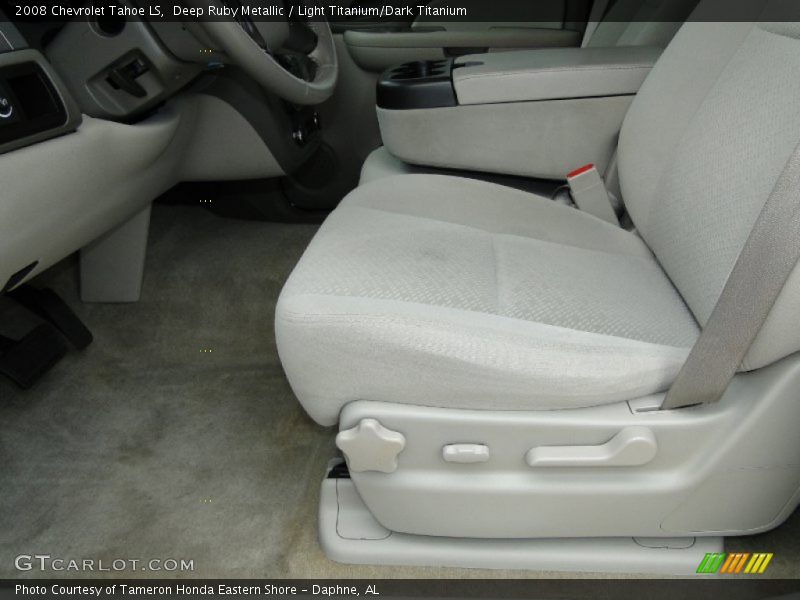 Deep Ruby Metallic / Light Titanium/Dark Titanium 2008 Chevrolet Tahoe LS