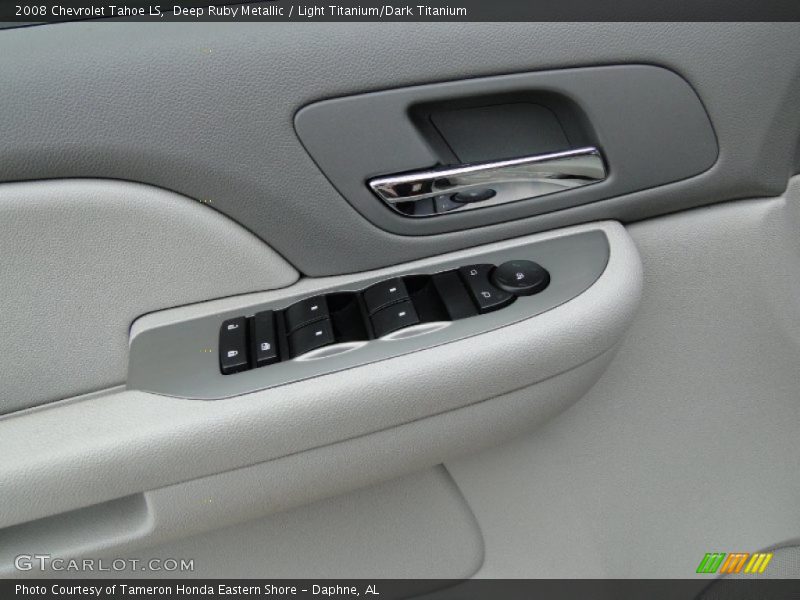 Deep Ruby Metallic / Light Titanium/Dark Titanium 2008 Chevrolet Tahoe LS