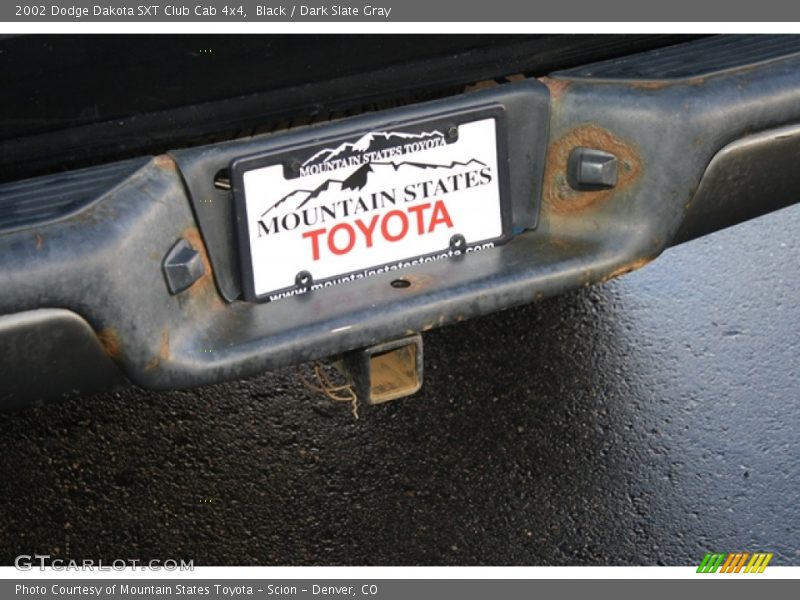 Black / Dark Slate Gray 2002 Dodge Dakota SXT Club Cab 4x4