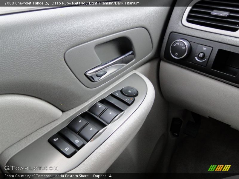 Deep Ruby Metallic / Light Titanium/Dark Titanium 2008 Chevrolet Tahoe LS