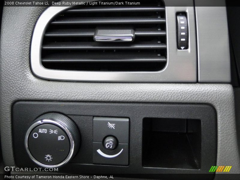 Deep Ruby Metallic / Light Titanium/Dark Titanium 2008 Chevrolet Tahoe LS