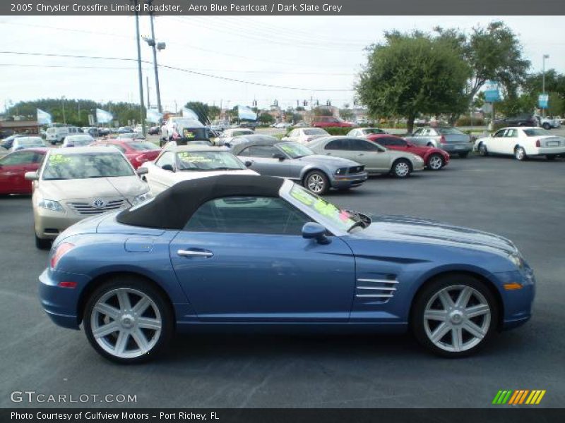 Aero Blue Pearlcoat / Dark Slate Grey 2005 Chrysler Crossfire Limited Roadster