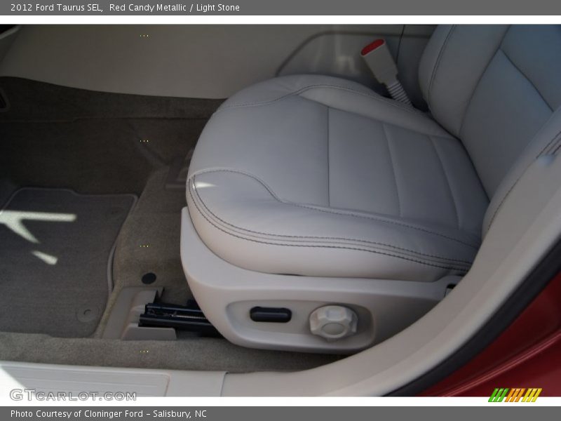 Red Candy Metallic / Light Stone 2012 Ford Taurus SEL