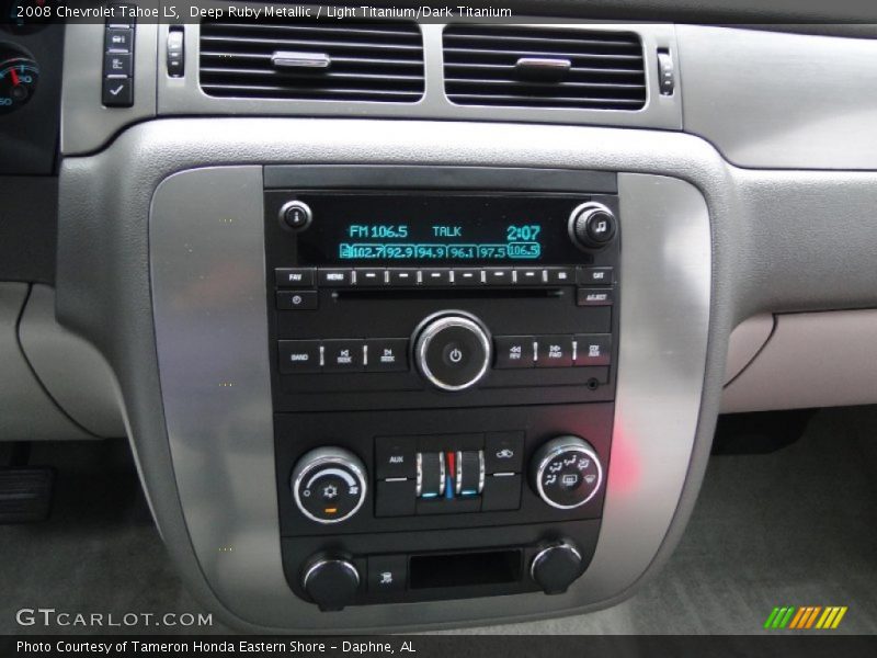 Deep Ruby Metallic / Light Titanium/Dark Titanium 2008 Chevrolet Tahoe LS