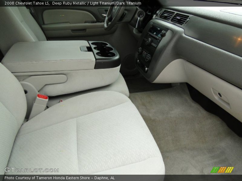 Deep Ruby Metallic / Light Titanium/Dark Titanium 2008 Chevrolet Tahoe LS