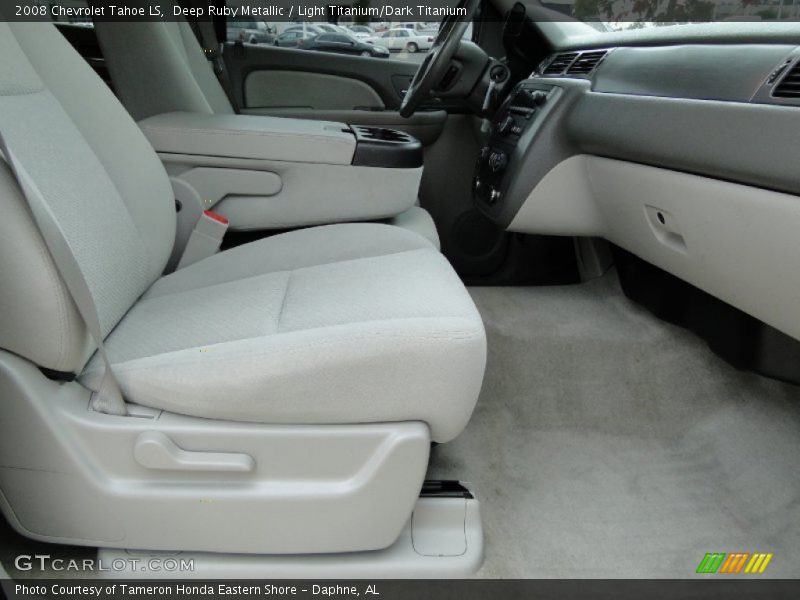 Deep Ruby Metallic / Light Titanium/Dark Titanium 2008 Chevrolet Tahoe LS