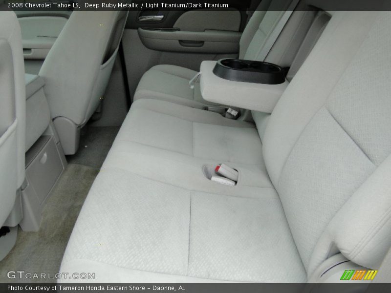 Deep Ruby Metallic / Light Titanium/Dark Titanium 2008 Chevrolet Tahoe LS